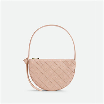 bottega veneta sunrise intreccio leather shoulder bag #763747